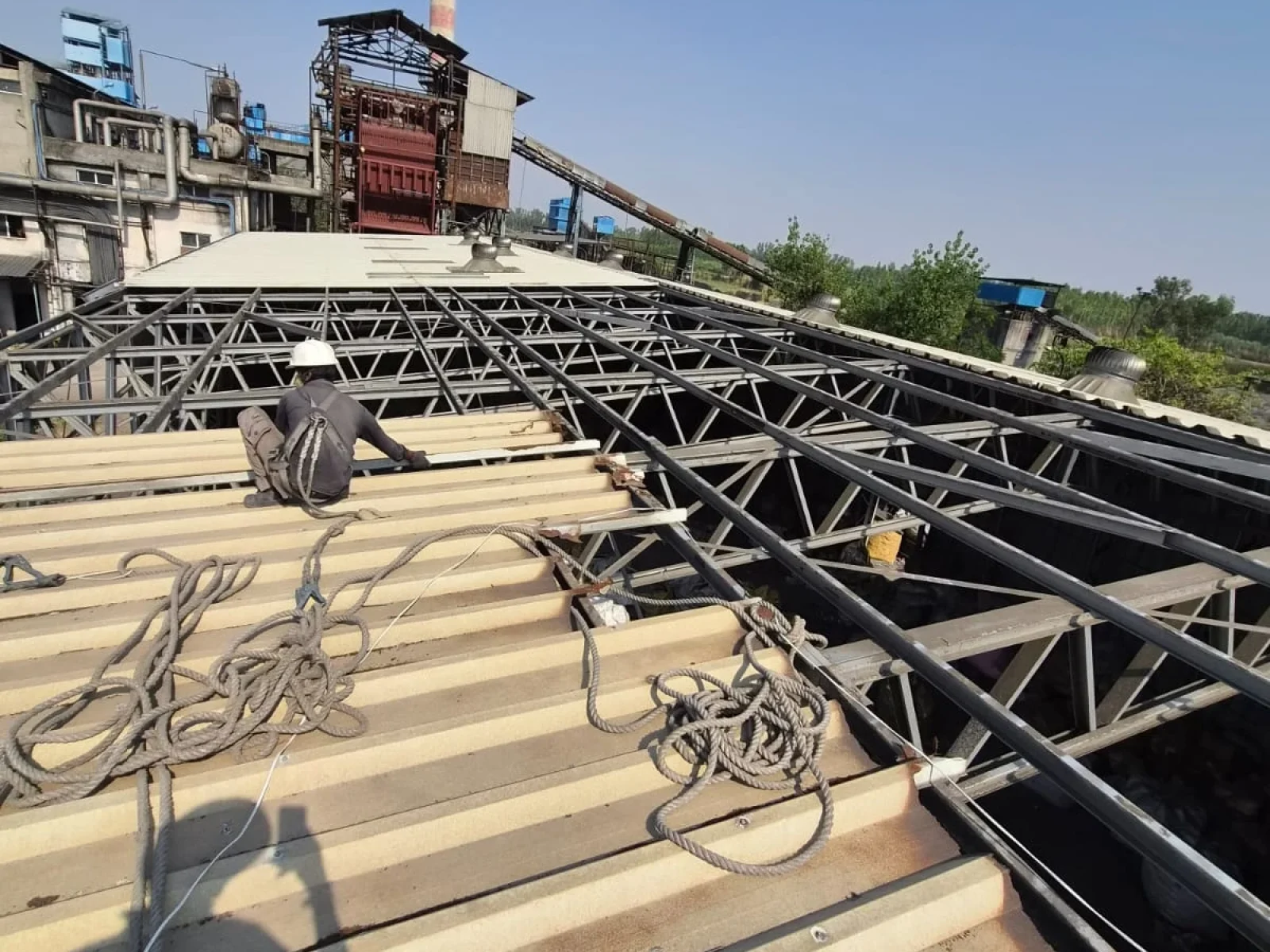 structure work ongoing